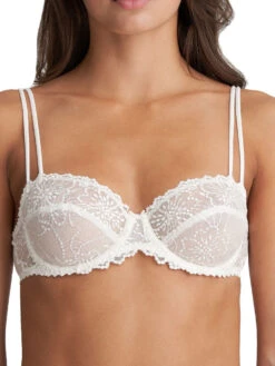MARIE JO Jane Horizontal Seam Balcony Bra - Natural