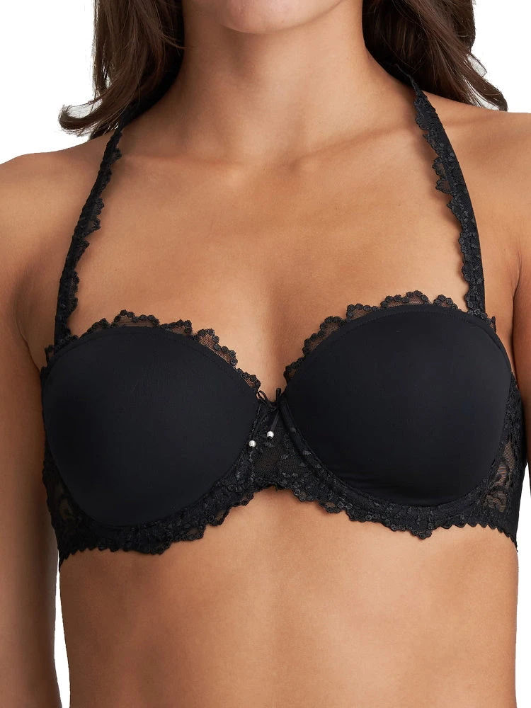 MARIE JO Jane Padded Strapless Bra - Black 2 MARIE JO Jane Padded Strapless Bra - Black - Image 2
