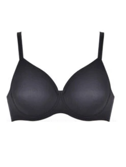 Naturana Balcony Bra - Black -Outlet Soft Curve Bra Store naturana 207721 20balcony 20bra 20underwired 20400 20black 20p
