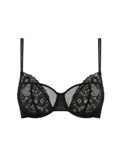 Passionata Camden Half Cup Bra - Black -Outlet Soft Curve Bra Store p42c10 011 camden sg corbeille ps1 noir