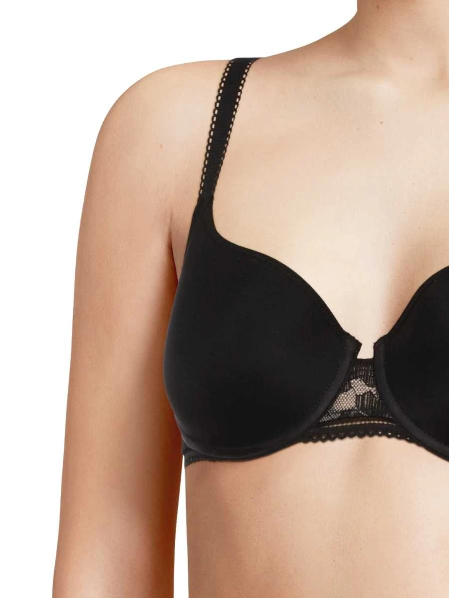 Passionata Marta Covering T-Shirt Bra - Black 3 Passionata Marta Covering T-Shirt Bra - Black - Image 3