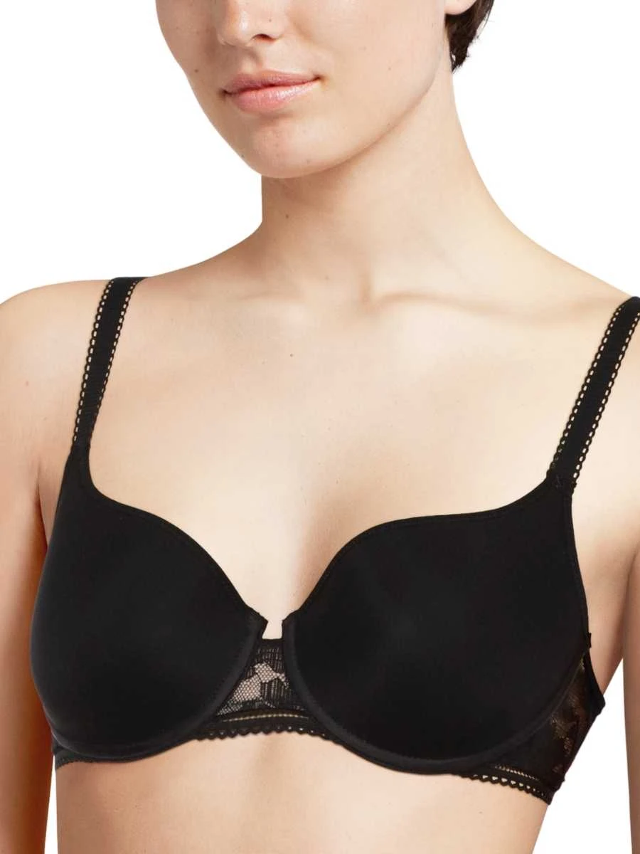 Passionata Marta Covering T-Shirt Bra - Black 1 Passionata Marta Covering T-Shirt Bra - Black