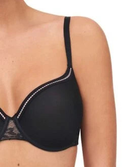 Passionata Olivia Covering T-Shirt Bra - Black -Outlet Soft Curve Bra Store passionata 20olivia 20011 20p49j90 20s