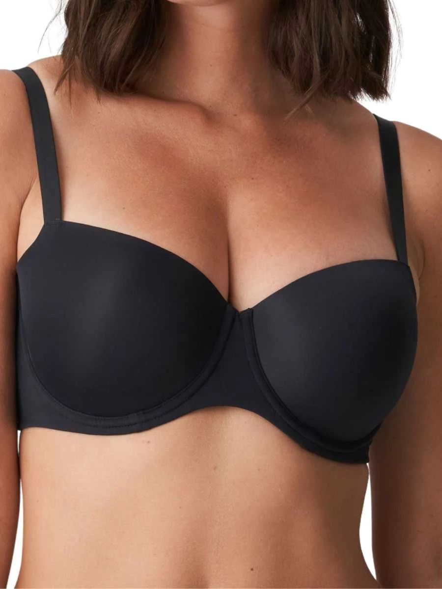 PRIMADONNA Figuras Padded Balcony Bra - Charcoal 1 PRIMADONNA Figuras Padded Balcony Bra - Charcoal