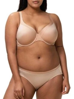 Triumph Body Make-Up Soft Touch Half Cup Bra - Natural Beige -Outlet Soft Curve Bra Store triumph lingerie 10205991 body make up soft touch whp 00ep full