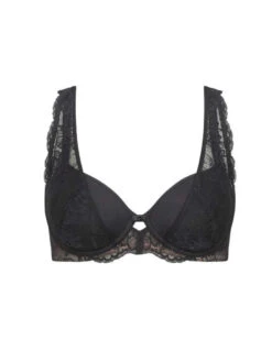 Triumph Amourette Charm Padded Bra - Black -Outlet Soft Curve Bra Store triumph lingerie 10207953 0004 amourette charm wp03 p