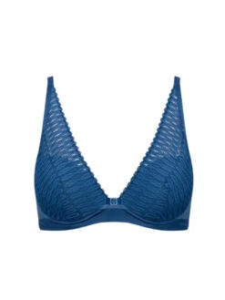 Triumph Aura Spotlight WP Bra - Blue Sapphire -Outlet Soft Curve Bra Store triumph lingerie aura spotlight w 10208018 7010 p