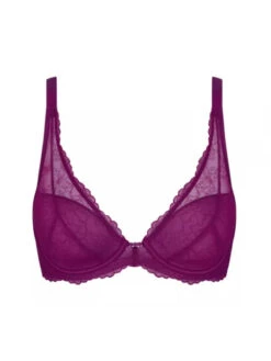 Triumph Mirage Spotlight WP Bra - Crushed Berry -Outlet Soft Curve Bra Store triumph lingerie mirage bras 10202486 6844 crushed berry padded bras p