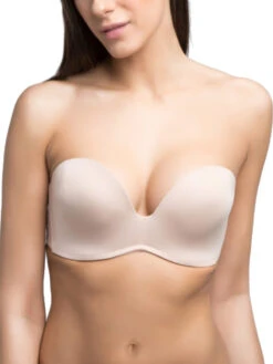 Wonderbra Ultimate Silhouette Strapless Bra - Desert Blush