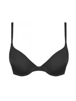 Wonderbra Ultimate Silhouette T-Shirt Bra - Black -Outlet Soft Curve Bra Store w9443 20blk 20plain