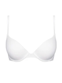 Wonderbra Ultimate Silhouette T-Shirt Bra - White -Outlet Soft Curve Bra Store w9443 20white 20plain