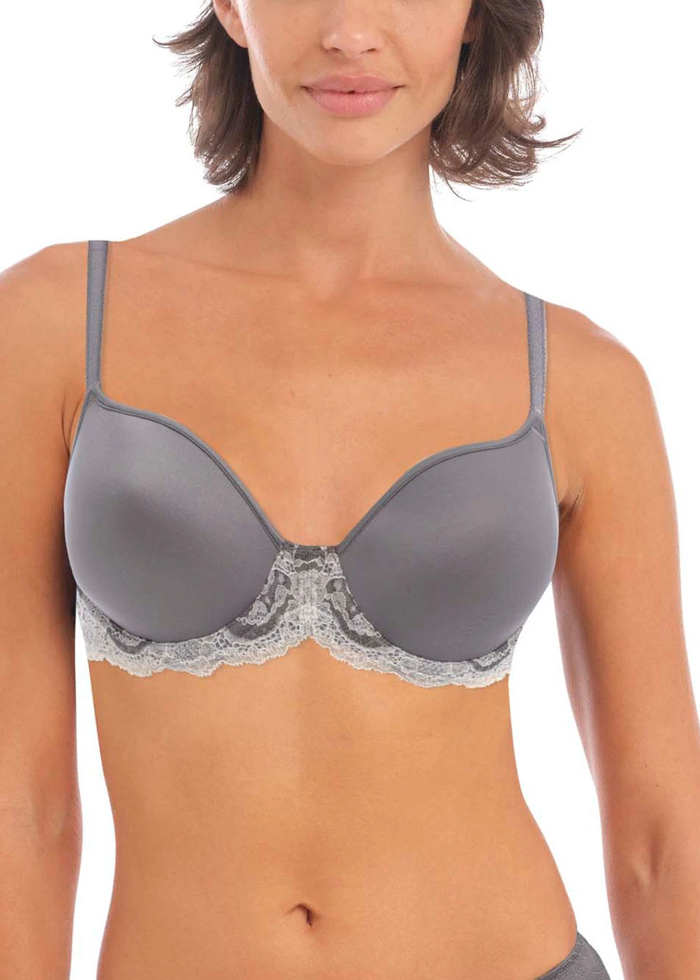 Wacoal Lace Affair Contour Bra - Quiet Shade/Wind Chime 1 Wacoal Lace Affair Contour Bra - Quiet Shade/Wind Chime