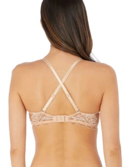 Wacoal Lace Perfection Contour Bra - Cafe Creme -Outlet Soft Curve Bra Store we135004 cac alt3 wacoal lingerie lace perfection cafe creme contour bra