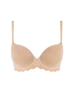 Wacoal Lace Perfection Contour Bra - Cafe Creme -Outlet Soft Curve Bra Store we135004 cac cut wacoal lingerie lace perfection cafe creme contour bra