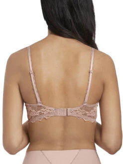 Wacoal Lace Perfection Contour Bra - Rose Mist -Outlet Soft Curve Bra Store we135004 rmt back wacoal lingerie lace perfection rose mist contour bra