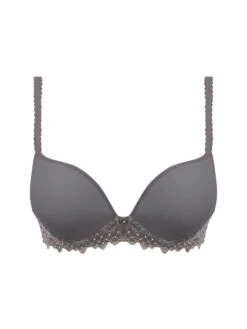 Wacoal Lace Essentiel Contour Bra - Soft Grey 5 Wacoal Lace Essentiel Contour Bra - Soft Grey -Outlet Soft Curve Bra Store we136004 sog cut wacoal lace essentiel soft grey contour bra